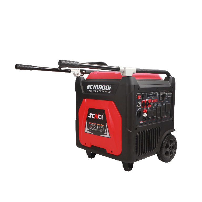 مولد كهربائي كاتم غار و بانزين سينسي SENCI SC10000i صافي  9000واط