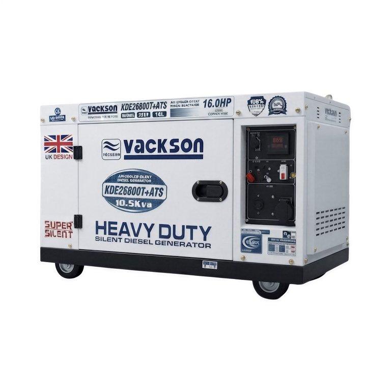 Vackson KDE26800T diesel generator  10.0kVA rated power capacity single phase