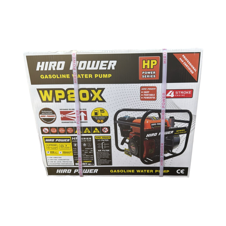 HIRO&nbsp;POWER&nbsp;WP20X&nbsp;Gasoline&nbsp;Water&nbsp;Pump