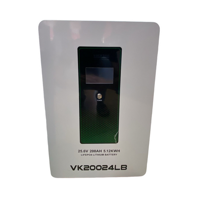 Vackson VK20024LB LiFePO4 Lithium Battery 5.12kWh 25.6V 200Ah