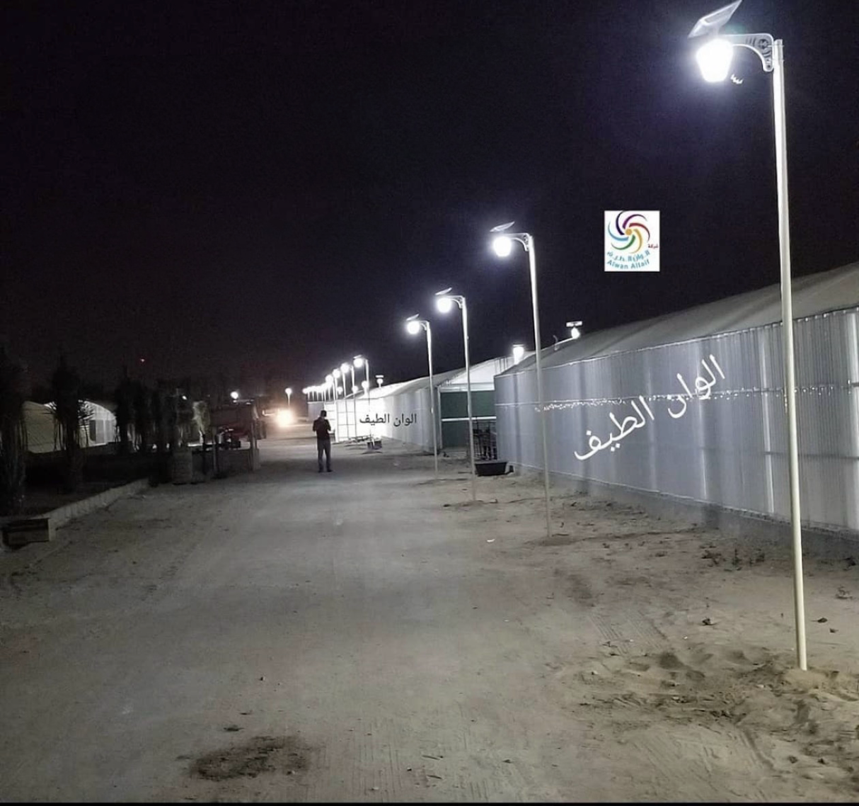 كشاف بلورة كفاله شهرين تقل الاضاءه تدريجيا في الليل ٤٥٠ لومنز طاقة شمسية